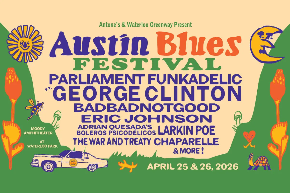 Austin Blues Festival: Parliament Funkadelic, George Clinton, Badbadnotgood & Eric Johnson – 2 Day Pass